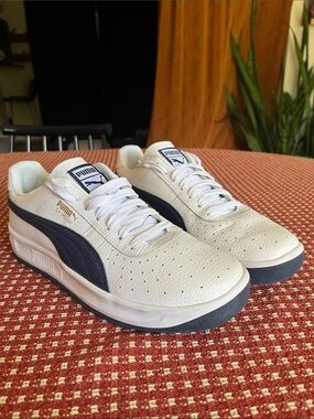 Puma Men’s GV Special White & Navy Low-Top Sneakers
